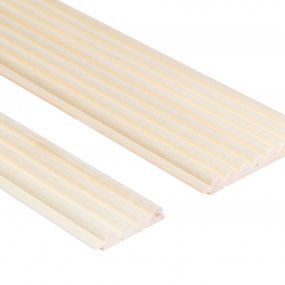 Deska do wnętrz osika biała SRP 15x82mm