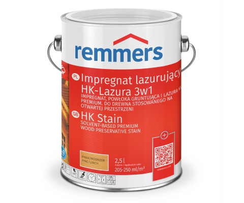 Impregnat lazurujący na zewnątrz Remmers HK-Lasura 3w1 2,5l