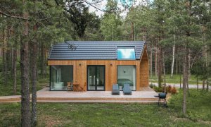 Deska elewayjna z thermo sosny profil C3 oraz taras z thermo sosony D4sg